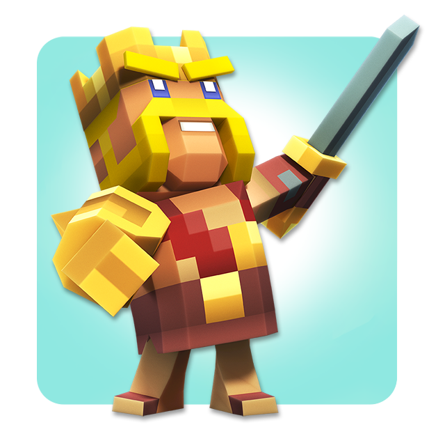 Пиксельный король скин